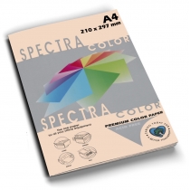 Папір кольоровий SINAR SPECTRA, А4, 80 г/м2, 100 л, пастель, персик