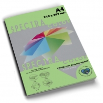 Папір кольоровий SINAR SPECTRA А4 80 г/м2, 100 арк., пастель, зелена