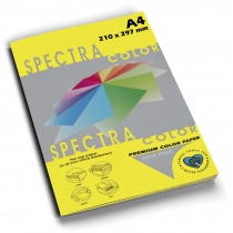 Папір кольоровий SINAR SPECTRA А4 80 г/м2, 100 арк., неон, жовта