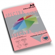Папір кольоровий SINAR SPECTRA А4 80 г/м2, 100 арк., неон ,рожева