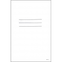 Журнал-пустографка формат А4 50 аркушів офсет вертикальна