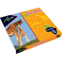 Пластилін "Africa", 10 кольорів, 200г, картон