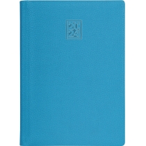 Щоденник датований 2024, ARMONIA, блакитний металік, кремовий блок, А5