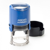 Оснастка для круглої печатки HUMMER 46045, синя з футляром