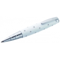 Ручка шариковая ONLINE Crystal Inspiration, белая с кристаллами Swarovski