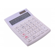 Калькулятор настільний Optima 12 розрядів, розмір 146*105*26 мм, білий