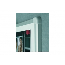 Дошка магнітно-маркерна, ТМ 2x3, алюмінієва рамка ALU23, 180 x 120 см., колір білий