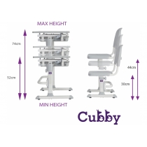 Комплект парта + стілець трансформери Cubby Lupin WG