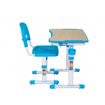 Комплект парта + стілець трансформери FUNDESK Piccolino II Blue
