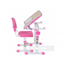 Комплект парта + стілець трансформери FUNDESK Piccolino II Pink