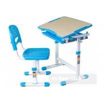 Комплект парта + стілець трансформери FUNDESK Piccolino Blue