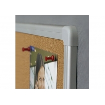 Дошка коркова ТМ 2x3, ecoBoards, рамка алюмінієва, 40 x 30 см