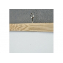 Дошка магнітно-маркерна, ТМ 2x3, EcoBoard, дерев’яна рамка, 60 x 40 см., колір білий