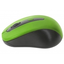 Миша бездротова Omega Wireless OM-416 чорний/зелений