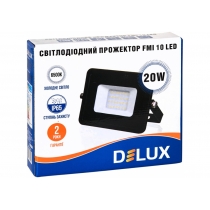 Прожектор світлодіодний DELUX_FMI 10 LED_20Вт_6500K_IP65
