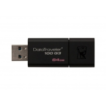 Флеш-пам'ять 64Gb KINGSTON USB 3.0, чорний