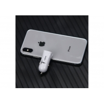 Автомобільний зарядний пристрій T-PHOX Pocket 2.4A Dual USB White