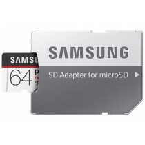 Карта пам'яті microSDXC 64Gb Samsung, кл. + SD адаптер