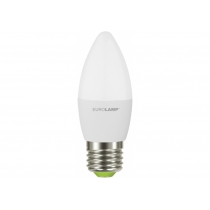 Лампа ЕКО EUROLAMP LED серія  CL 6W E27 3000K
