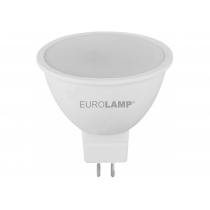 Лампа ЕКО EUROLAMP LED серія  MR16 5W GU5.3 3000K 12V (50)