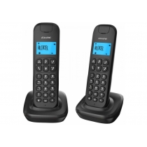 Радіотелефон + дод. слухавка Alcatel E132 Duo RU, чорний