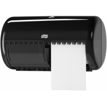 Диспенсер для туалетного паперу в стандартних рулонах Tork на 2 рулони чорний Т4