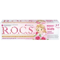 Зубна паста R.O.C.S. для дітей 3-7 років Kids Sweet Princess з ароматом троянди, 45г