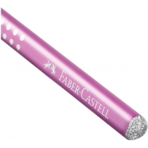 Олівець чорнографітний GRIP SPARKLE рожевий тригранний