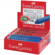 Гумка Faber-Castell у вигляді олівця Grip 2001 синій / червоний