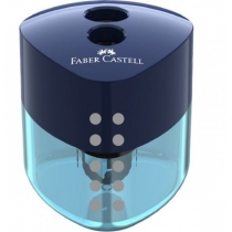 Чинка подвійна Faber-Castell Grip Trend кольорова з контейнером