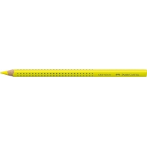 Маркер-олівець текстовиділювач Faber-Castell Jumbo Grip Neon жовтий, сухий тригранний