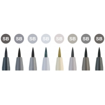 Набір ручок-пензликів капілярних Faber-Castell PITT Artist Pens Soft Brush 8 шт