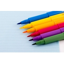 Набір ручок-пензликів капілярних Faber-Castell PITT Artist Pens "Brush" Basic 6 штук