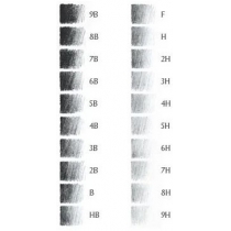 Набір графітний Faber-Castell PITT Monochrome 11 предметів в металевій коробці