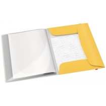 Папка з файлами Leitz Cosy РР на резинці, 20 файлів, жовта