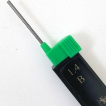 Грифель для механічного олівця Faber-Castell Super-Polymer В (1,4 мм), 6 штук в пеналі