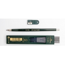 Графітний грифель для цангових олівців Faber-Castell ТК 9071 твердий. 3B (2.0 мм), 10 шт. в пеналі
