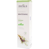 Відбілююча зубна паста Melica Organic з екстрактом ялівцю, 100 мл