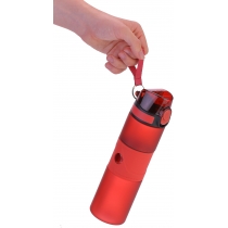 Пляшка для води, Optima, Stripe, 750 мл, червона, без принта
