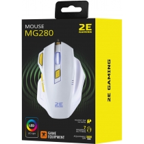 Миша 2E GAMING MG280 LED USB White