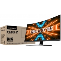 Монітор LCD GIGABYTE 31.5" M32UC, 2xHDMI, DP, USB-C, 3xUSB, MM, VA, 3840x2160, 144Hz, 1ms, 93%DCI-P3