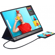 Монітор портативний LCD 15.6" Asus ZenScreen MB16AMT mHDMI, USB-C, MM, IPS, 7800mAh, Touch, Cover