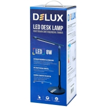 Лампа настільна світлодіодна DELUX TF-550 8 Вт LED 3000K-4000K-6000K чорний