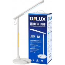 Лампа настільна світлодіодна DELUX TF-550 8 Вт LED 3000K-4000K-6000K білий