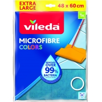 Ганчірка ТМ Vileda  для підлоги з мікрофібри кольорова