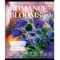 Зошит 96 аркушів, клітинка, "Romance blooms"