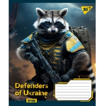Зошит 96 аркушів, лінія, "Defenders of Ukraine"