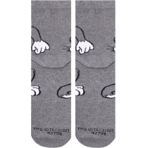 Шкарпетки підліткові демісезонні бавовняні TOM AND JERRY DUNA 5404; 22-24; сірий