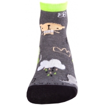 Шкарпетки дитячі демісезонні бавовняні DUNA 4279; 16-18; темно-сірий