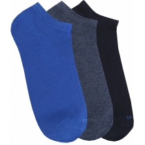 Набір шкарпеток чоловічих демісезонних з 3-х пар, із бавовни укорочені DUNA 1064; 27-29; темно-синій